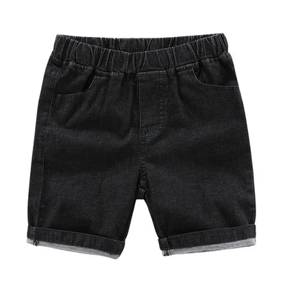 Shorts DE PEACH Summer Baby Boys Jeans Shorts Children Cotton Denim Shorts Toddler Kids Girls Casual Cowboy Short Pants 230220