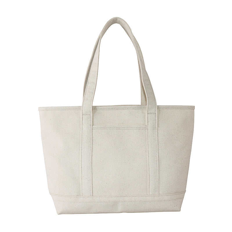 Japanese Heavy Portable Canvas Bag Custom Fashion Brand Workwear Shoulder Tote Bag Creative Women Bag Embroidery Cotton Bag