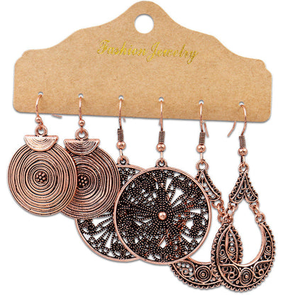 Fashion metal earrings Baroque vintage earrings