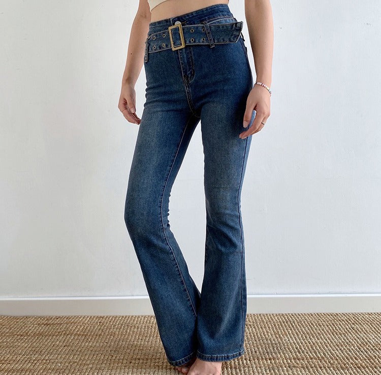 funninessgames - Hot Girl Denim Flare Jeans