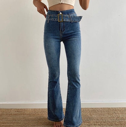 funninessgames - Hot Girl Denim Flare Jeans