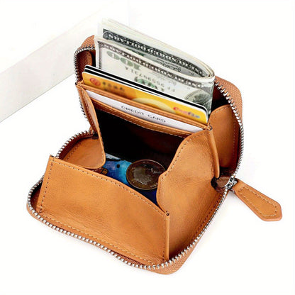 Simple Coin Purse, RFID Coin Storage Loose Wallet, Women's Zipper Bank Card Card Holder, Trendy Mini Bag For Women