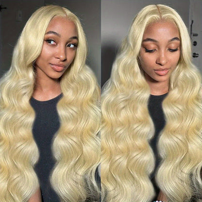 200% Density 613 Blonde Lace Front Wig Human Hair 13X4 HD Body Wave Lace Front Wigs Human Hair Pre Plucked with Baby Hair Blonde Lace Front Wigs Human Hair