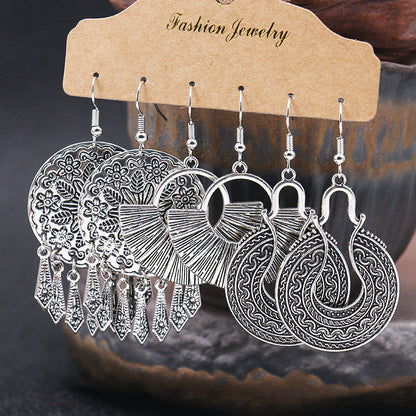 Fashion metal earrings Baroque vintage earrings