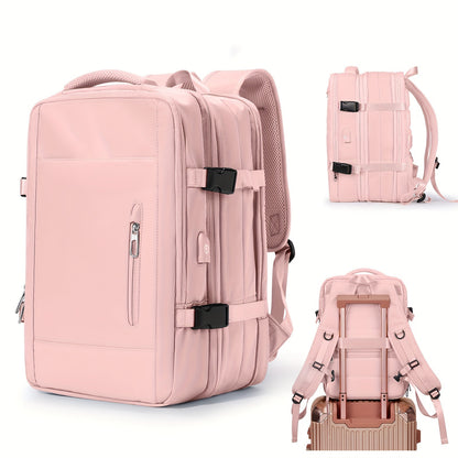 Waterproof Travel Backpack - Durable & Stylish, Spacious for Short Trips, Laptop Compartment, Airplane Approved - Perfect for Ladies, Men, College Students & Business Travelers