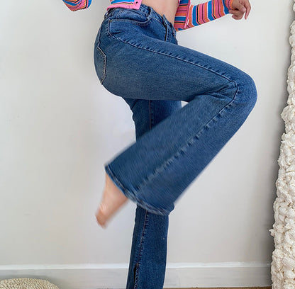 funninessgames - Killa Split Flare Jeans ~ HANDMADE