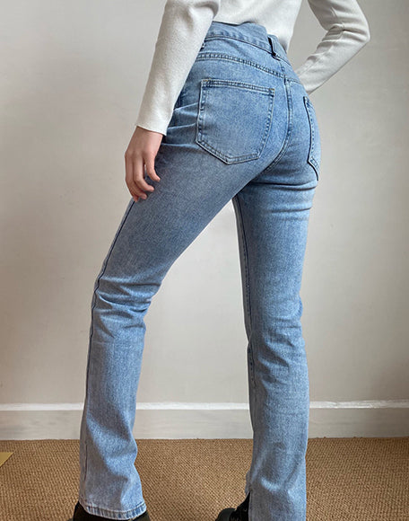 funninessgames - Tala Cowgirl Split Jeans