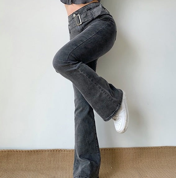 funninessgames - Hot Girl Denim Flare Jeans