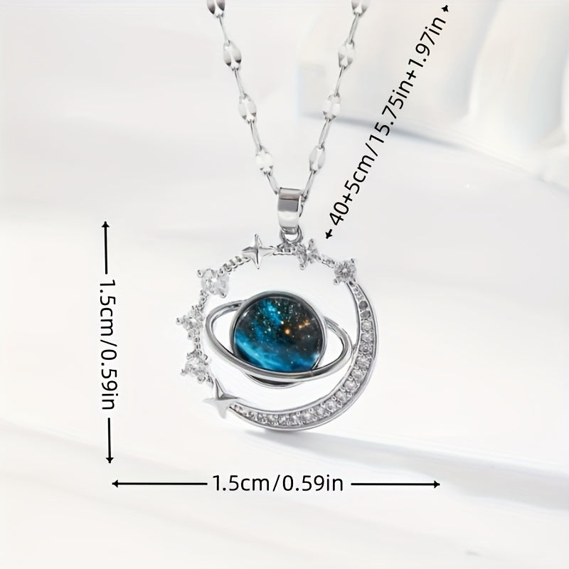 Y2K-Inspired Zircon Pendant Necklace - Stylish For All, Perfect Gift For Birthdays & Loved Ones