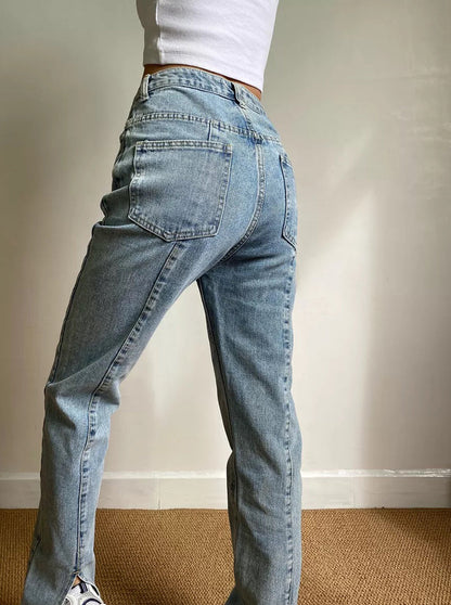 funninessgames - Key And Lock Straight Jeans