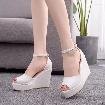 Dress Shoes Fashion Wedges Women Summer Platform High Heel Female Buckle Sandals Sexy Bohemia Style Mujer Women's Size 32-44