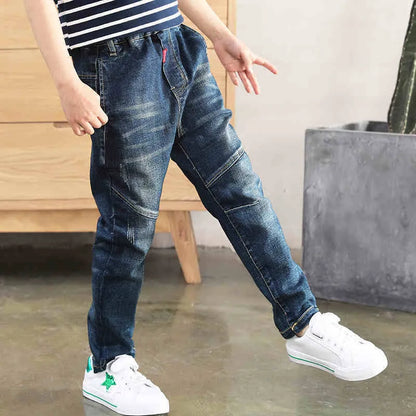 Jeans IENENS For Boys Clothes Kids Cowboy Sports Pants Children Denim Trousers Clothing Boy Bottoms Size 4 5 6 7 8 9 10 11 12 220923