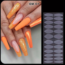 Load image into Gallery viewer, Acrylic Nail Art Tips Extension Form Guide Tape Professional UV Gel False Nail French Sticker Mold Stencil Manicure Tool 24pcs