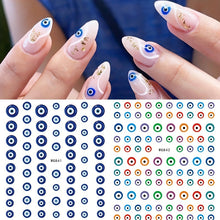 Load image into Gallery viewer, Evil Eye Nail Art Stickers Decals, 3D Self-Adhesive Witch Nail Decals DIY Nail Art Supplies For Nail Decorations Designer,Manicure Tips Nail Decoration For Women Girls Gift