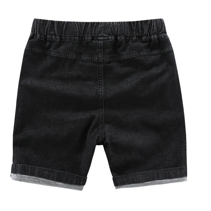 Shorts DE PEACH Summer Baby Boys Jeans Shorts Children Cotton Denim Shorts Toddler Kids Girls Casual Cowboy Short Pants 230220