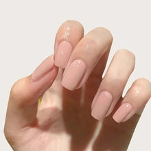 Load image into Gallery viewer, 24 Pcs Pure Pink Fake Nails, Press-On Manicure, Gel Nail Kit
