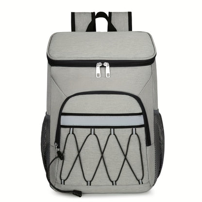 Large Capacity Insulated Cooler Backpack - Durable Oxford with Superior Cold Retention - Spacious, Leakproof, & Padded for Comfortable Camping, Picnics, & Travel