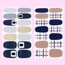 Load image into Gallery viewer, 6 Sheets Waterproof Full Wraps Nail Polish Stickers Printed Self-Adhesive Nail Art Decal Strips Manicure Kits Long-Lasting Full Cover Nail Decal Strips