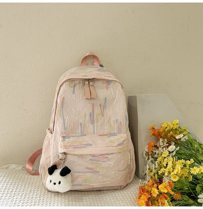 Cute Girl Girls Backpack Ins Cute Good-looking Small Bookbag Mini Small Bag Female College Student Spring Outing Backpack