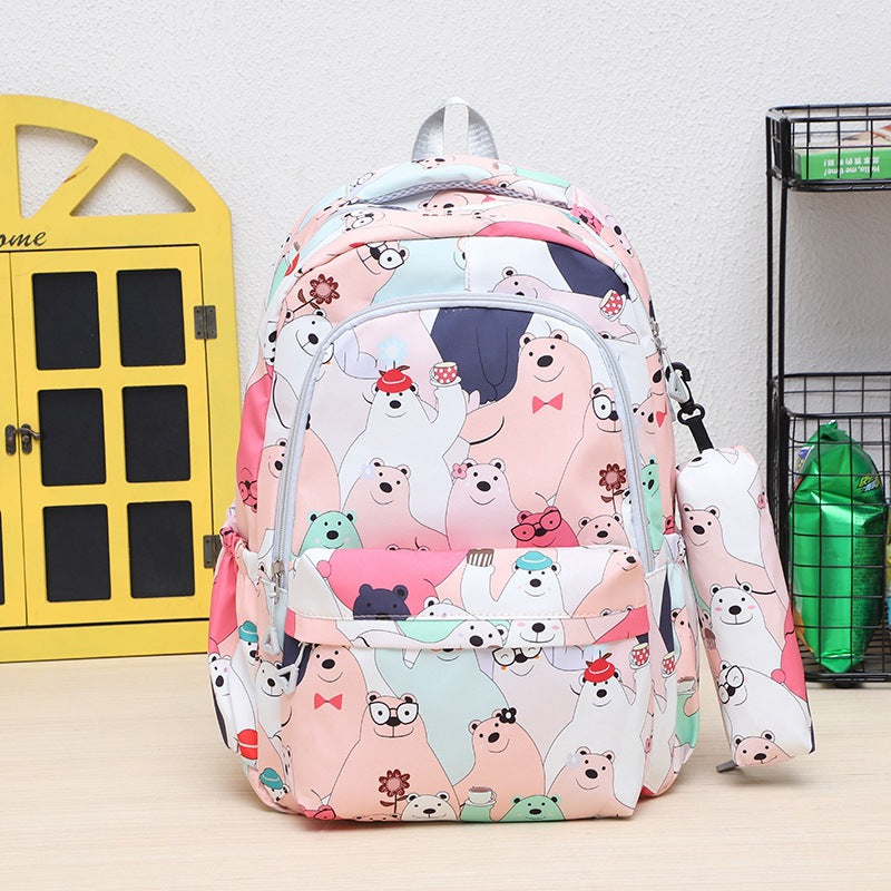 Trendy Fashion Backpack New Casual Large Capacity School Bag Cross-Border Wholesale Foreign Trade Bag Travel Travel