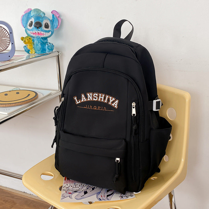 Factory Direct Sales New Backpack Girls' Ins Style College Students Bag Good-looking Large Capacity Backpack