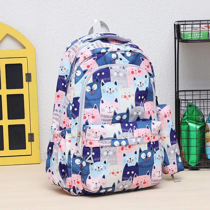 Trendy Fashion Backpack New Casual Large Capacity School Bag Cross-Border Wholesale Foreign Trade Bag Travel Travel