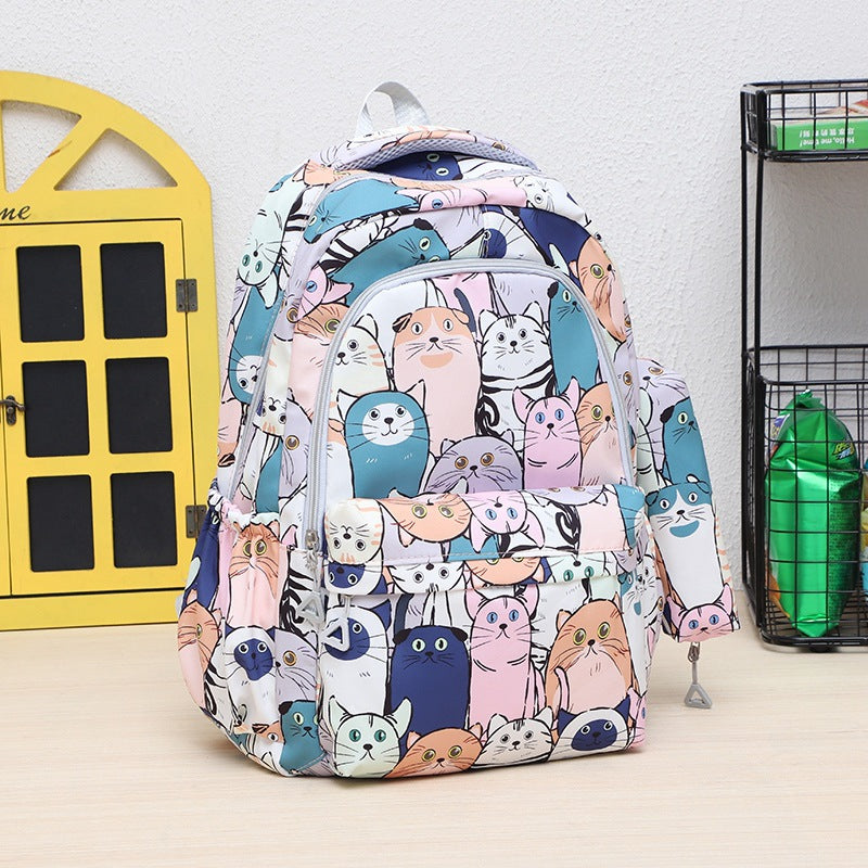 Trendy Fashion Backpack New Casual Large Capacity School Bag Cross-Border Wholesale Foreign Trade Bag Travel Travel