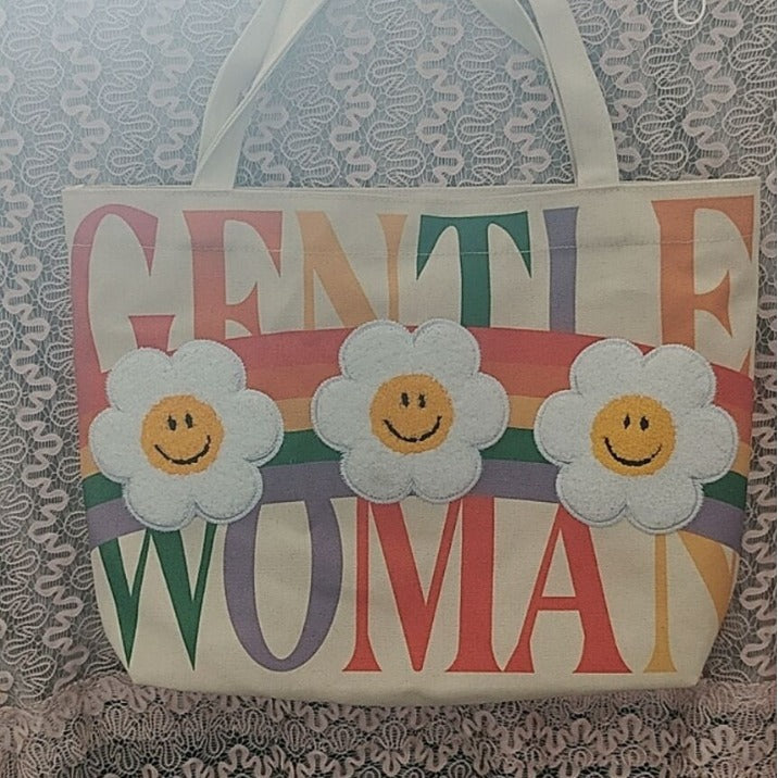 New Canvas Bag Gentlewoman Fashion Brand Tote Bag Large Capacity SUNFLOWER Handbag Rainbow Shoulder Bag