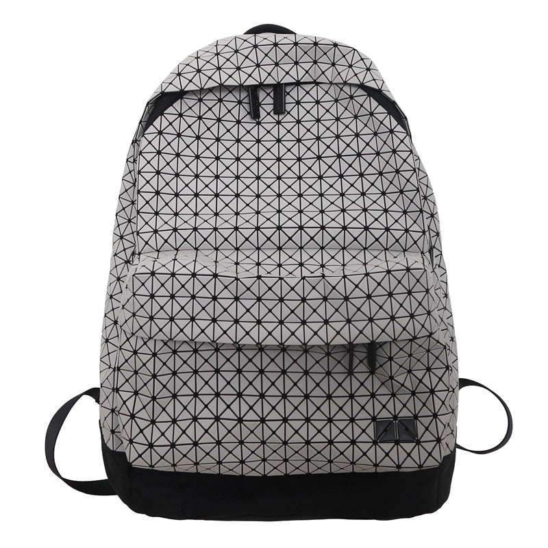 80991# Japanese Fashion Brand Large Capacity Backpack Men's and Women's Travel Backpack Student Special-Interest Design New Backpack Female