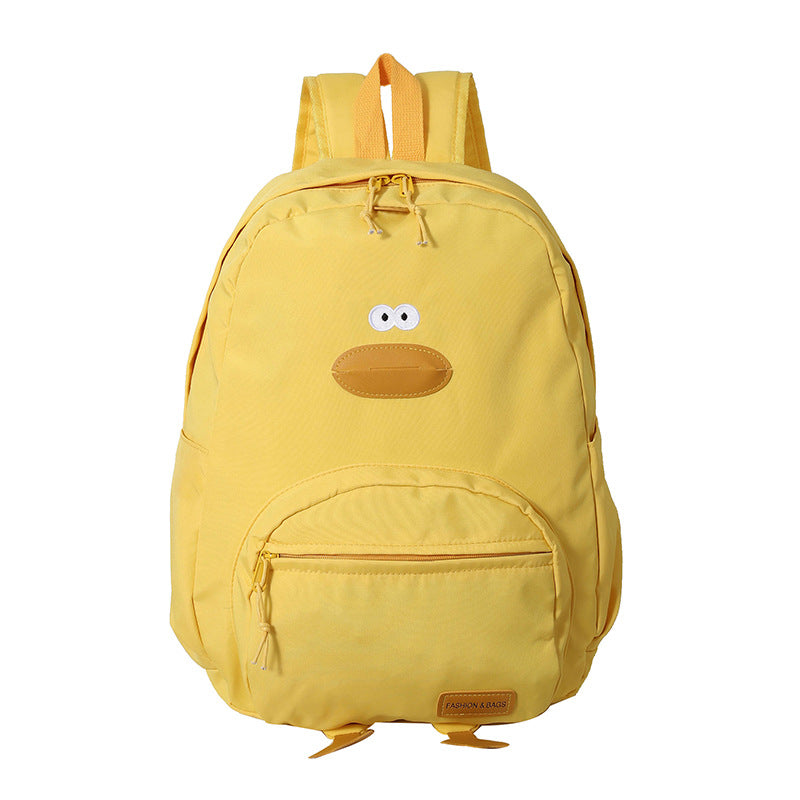 Schoolbag Female Ins Japanese and Korean Style Cute Chicken Backpack Junior High School Students Large Capacity Travel Backpack