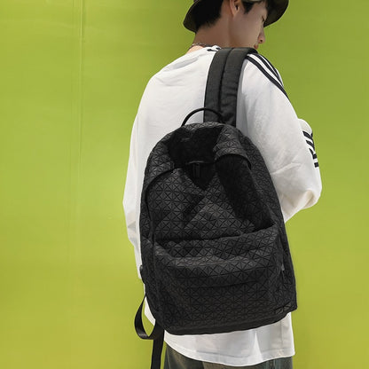 80991# Japanese Fashion Brand Large Capacity Backpack Men's and Women's Travel Backpack Student Special-Interest Design New Backpack Female
