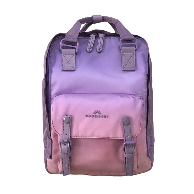 Doughnut Backpack Women's New Macaron Color Men's and Women's Portable Backpack Student Bag Gymnastic Valise