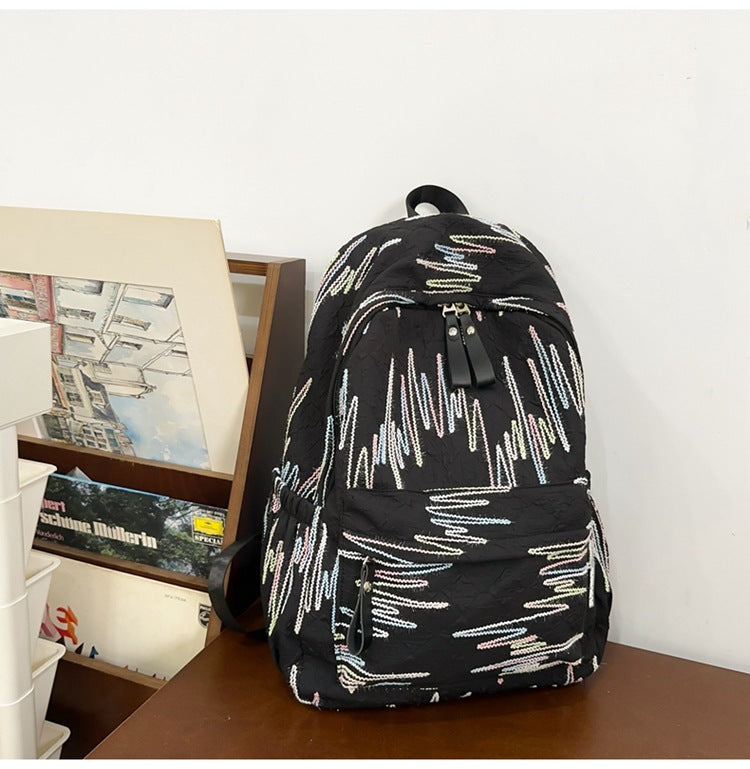 Cute Girl Girls Backpack Ins Cute Good-looking Small Bookbag Mini Small Bag Female College Student Spring Outing Backpack