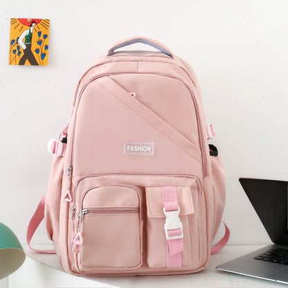 Business Large Capacity Backpack Early High School Student Schoolbag Fashion Simple Computer Bag Leisure Travel Backpack Bag