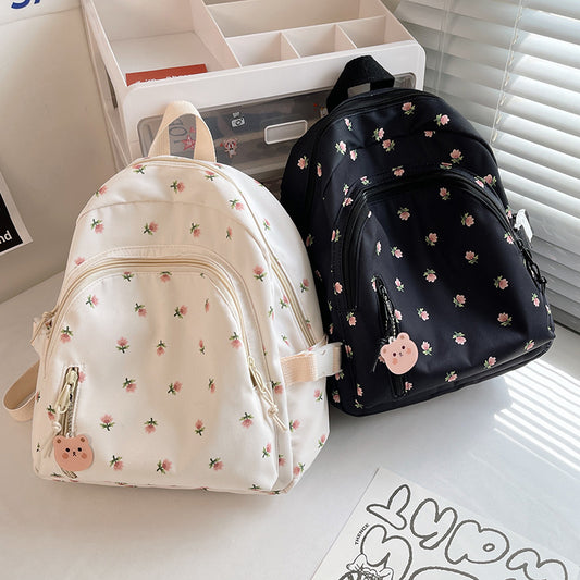 Mini Backpack Ins Niche Japanese and Korean Style Primary School Student Schoolbag Printed Small Backpack  New Travel Bag