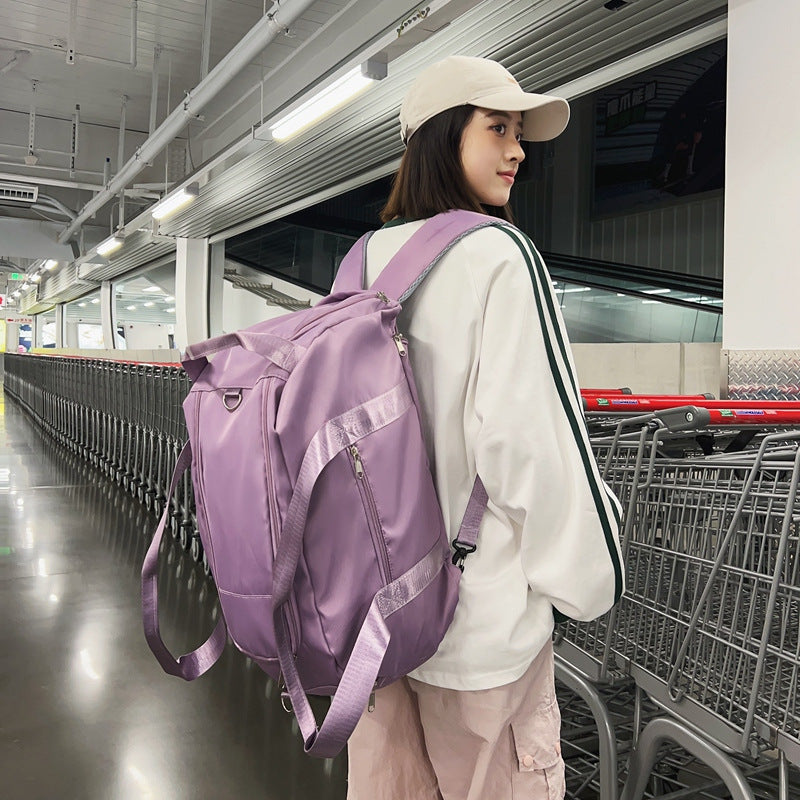 Summer New Cross-Border Travel Backpack Multi-Functional Dry Wet Separation Handbag College Students Bag Backpack