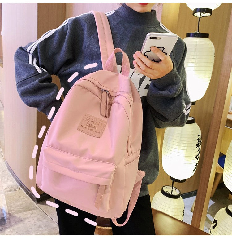 Cross-Border Backpack for Women Ins Korean Style Early High School Student Schoolbag Women's Large Capacity Fashion Trendy Travel Backpack Wholesale