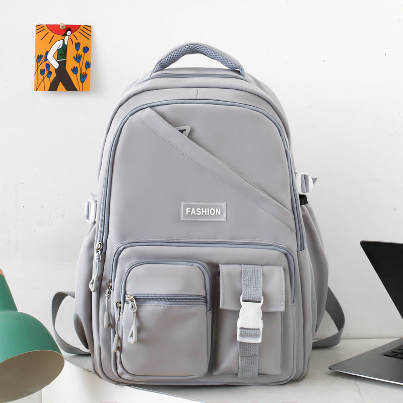 Business Large Capacity Backpack Early High School Student Schoolbag Fashion Simple Computer Bag Leisure Travel Backpack Bag