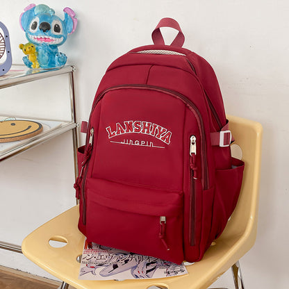 Factory Direct Sales New Backpack Girls' Ins Style College Students Bag Good-looking Large Capacity Backpack