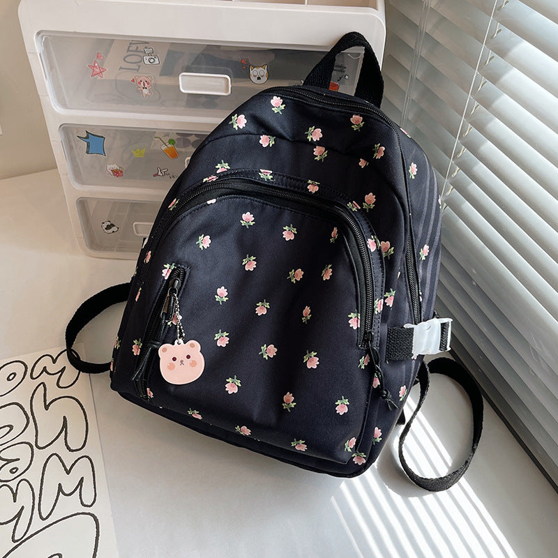 Mini Backpack Ins Niche Japanese and Korean Style Primary School Student Schoolbag Printed Small Backpack  New Travel Bag