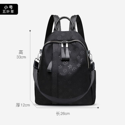 Oxford Cloth Large Capacity Waterproof Backpack for Women  New Trendy Fashion Canvas High Sense Travel Lightweight Backpack