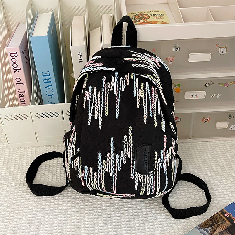 Japanese Ins Style All-Match Travel Backpack Small Female College Student Lightweight Mummy Bag Mini Backpack Small Bookbag