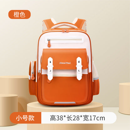 New Schoolbag Primary School Children's Waist Support Large Capacity Backpack Grade 1-3-6 Boys and Girls Shoulder Pad Reduction