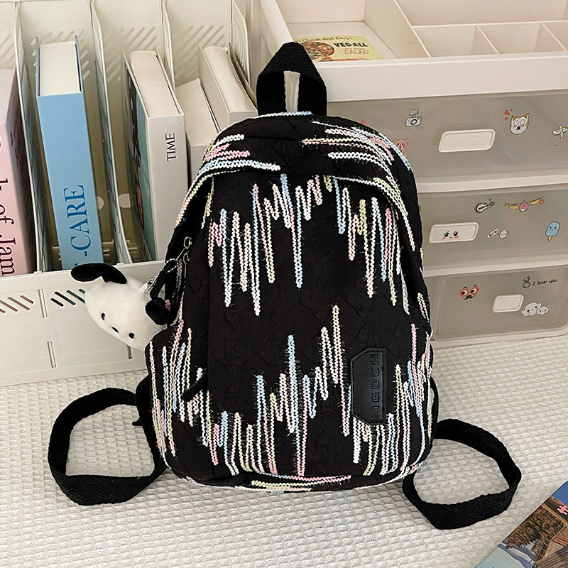 Japanese Ins Style All-Match Travel Backpack Small Female College Student Lightweight Mummy Bag Mini Backpack Small Bookbag