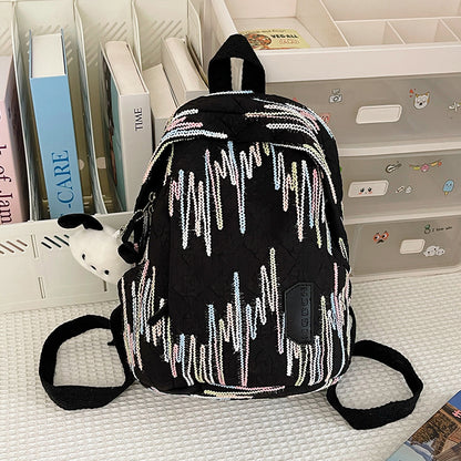 Japanese Ins Style All-Match Travel Backpack Small Female College Student Lightweight Mummy Bag Mini Backpack Small Bookbag