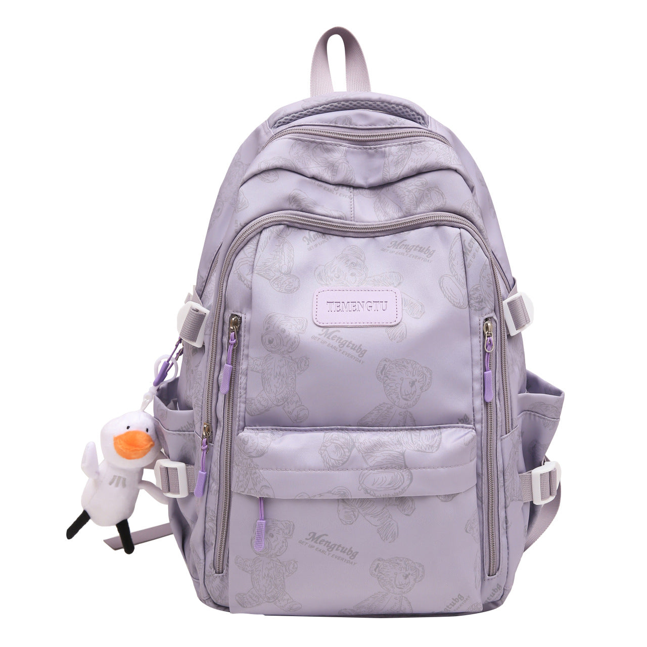 New Backpack Female Ins Good-looking Schoolbag Height Junior High School College Students Female Large-Capacity Backpack Simple Casual
