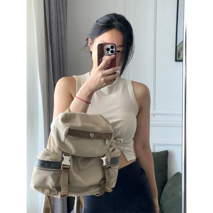 New Lulu Lulu Wunderlust Sports Gym Bag Yoga Backpack Casual Backpack Travel Bag