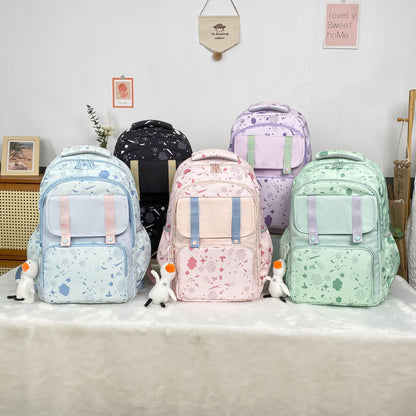 New Junior's Schoolbag College Student Style Casual Simple Backpack Fashion Trend Men Middle School Students' Backpack