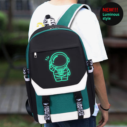 New NASA Astronaut Anime Joint-Name Schoolbag Fashion Trendy Backpack