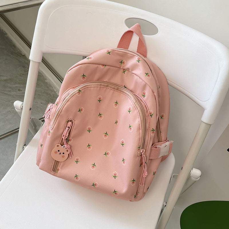 Mini Backpack Ins Niche Japanese and Korean Style Primary School Student Schoolbag Printed Small Backpack  New Travel Bag